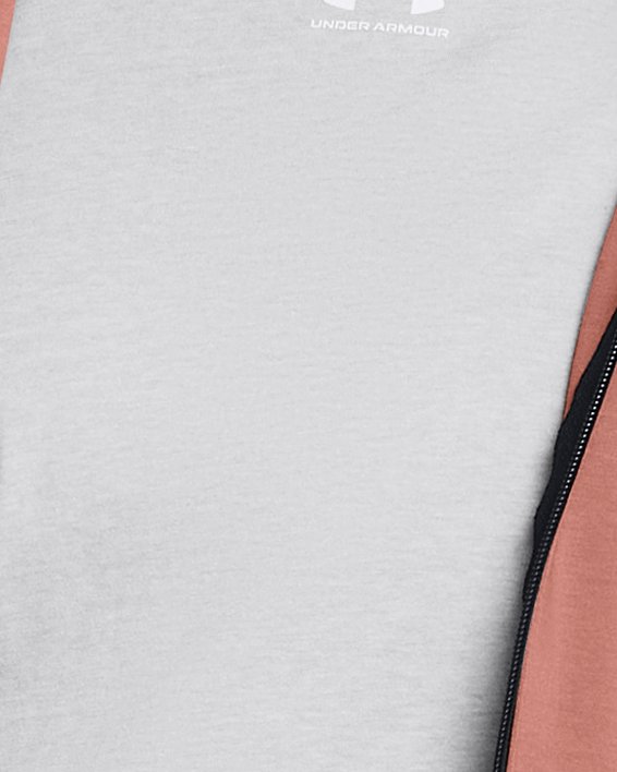 Women's UA Unstoppable Fleece Full-Zip in Pink image number 0