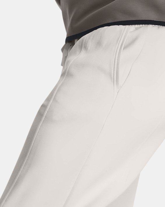 Women's UA Unstoppable Fleece Split Pants in White image number 2