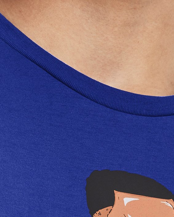 Men's Curry Bobblehead Short Sleeve, Blue, pdpMainDesktop image number 3