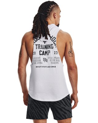 Men's Project Rock Training Sleeveless Hoodie image number 1