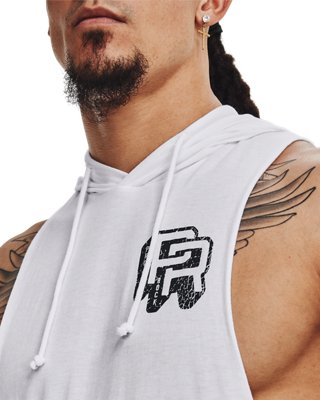 Men's Project Rock Training Sleeveless Hoodie image number 3