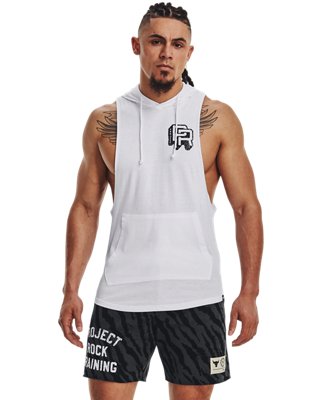 Men's Project Rock Training Sleeveless Hoodie image number 0