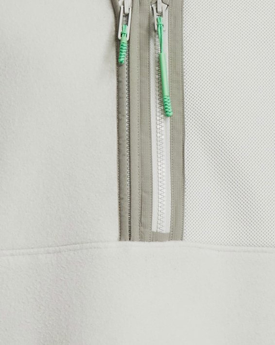 Men's UA Microfleece Maxx Vest in Green image number 0