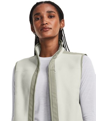 Chaleco UA Microfleece Maxx para mujer, Green, pdpMainDesktop image number 5