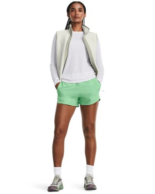 Chaleco UA Microfleece Maxx para mujer, Green, pdpMainDesktop image number 4