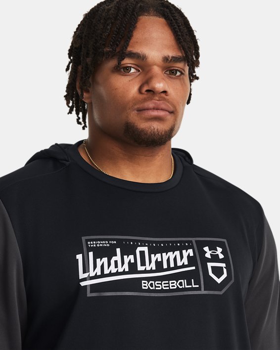 Chandail à capuchon avec imprimé UA Baseball pour hommes