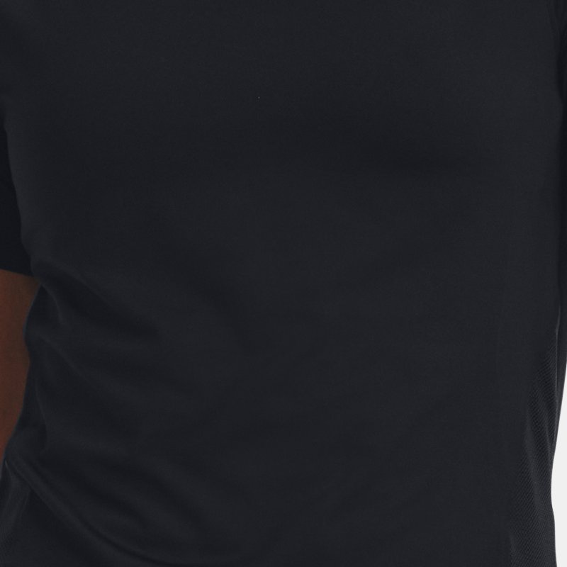 Damesshirt Under Armour RUSH™ Mesh met korte mouwen Zwart / Iridescent XL