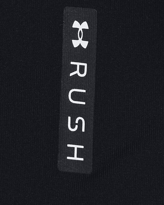女士UA RUSH™網眼布短袖T恤 in Black image number 3