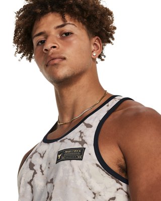 Men's Project Rock Iso-Chill Muscle Tank image number 3