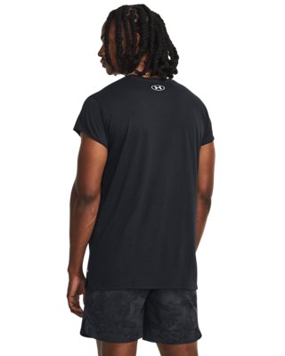 Playera manga larga Project Rock Cap para hombre, Black, pdpMainDesktop image number 1