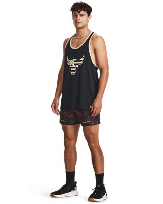 Shorts Project Rock Veterans Day Woven para hombre, Black, pdpMainDesktop image number 2