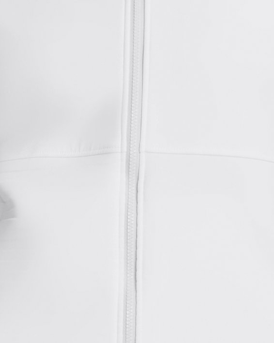 Parte de arriba con cremallera completa UA Storm Daytona para mujer, White, pdpMainDesktop image number 0