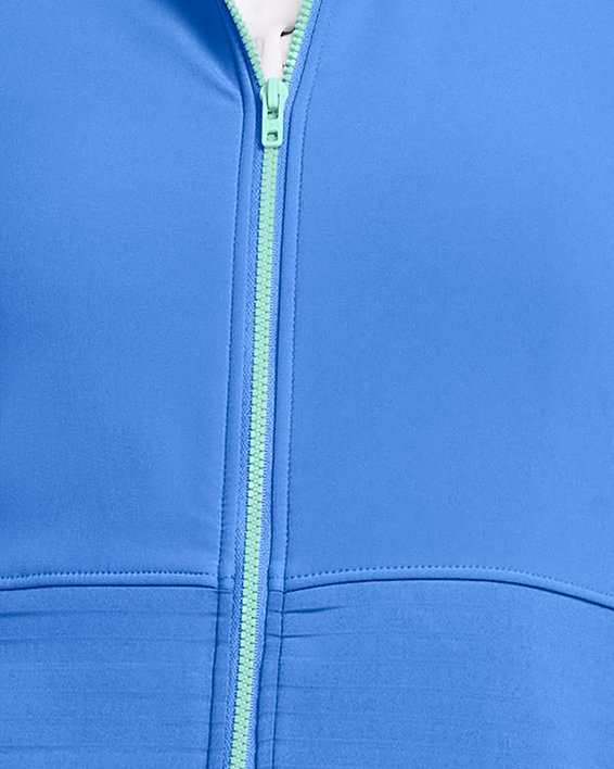 Bluza damska z zamkiem błyskawicznym do połowy UA Storm Daytona, Blue, pdpMainDesktop image number 0