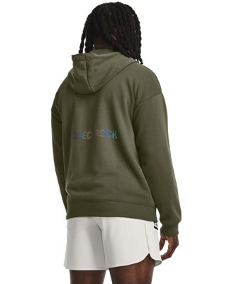 Sudadera Project Rock Heavyweight Terry Full-Zip para Hombre, Green, pdpMainDesktop image number 1