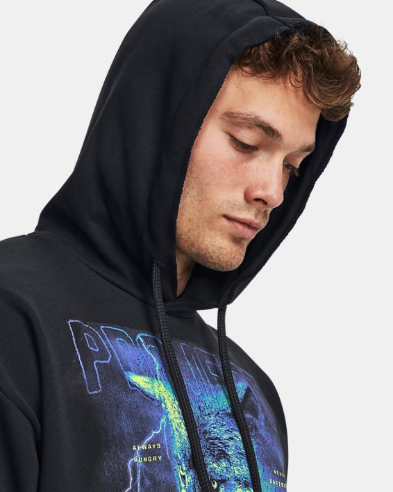 Under Armour Men's Project Rock Heavyweight Terry Hoodie. 4