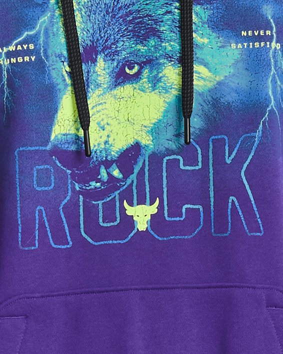 Sudadera con Capucha Project Rock Heavyweight Terry para Hombre, Purple, pdpMainDesktop image number 0