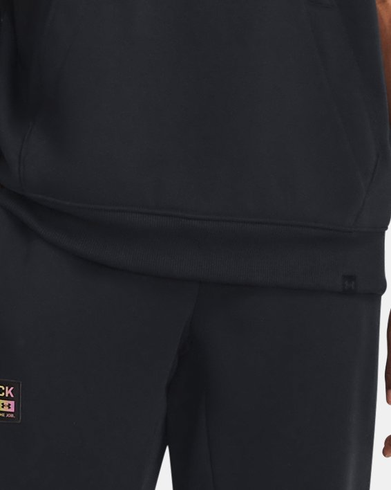 Men's Armour Fleece® Graphic Hoodie in Black image number 2