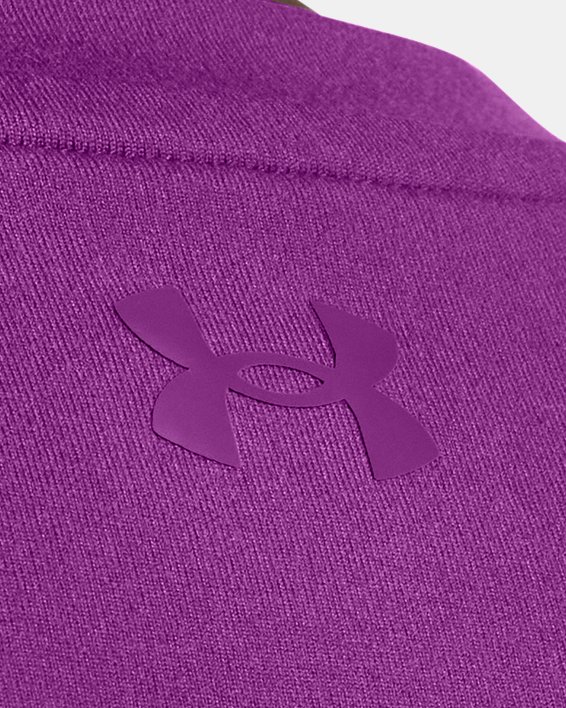 Haut à manches courtes UA Meridian pour femme, Purple, pdpMainDesktop image number 3