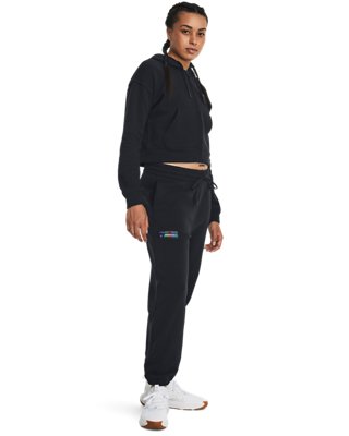 Pants Project Rock Heavyweight Terry para mujer, Black, pdpMainDesktop image number 2