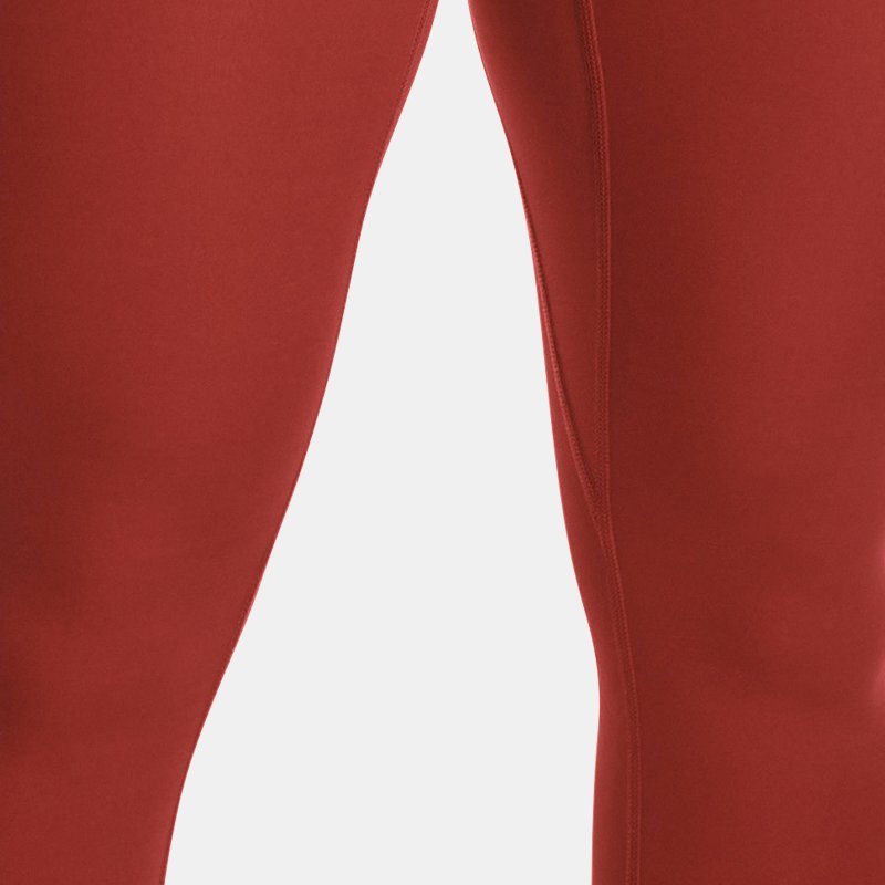 Under Armour Leggings Project Rock Crossover Lets Go Ankle da donna Heritage Rosso / Bianco Clay XS