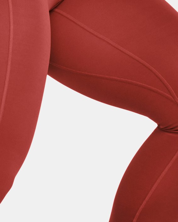Women's Project Rock Crossover Lets Go Ankle Leggings in Red image number 4