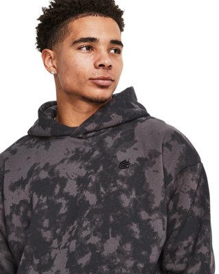 Men's Curry Acid Wash Hoodie image number 3