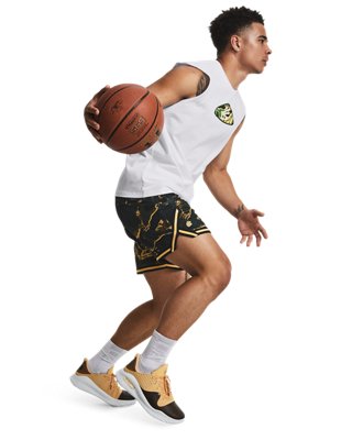 Shorts de malla Curry para hombre, Black, pdpMainDesktop image number 4