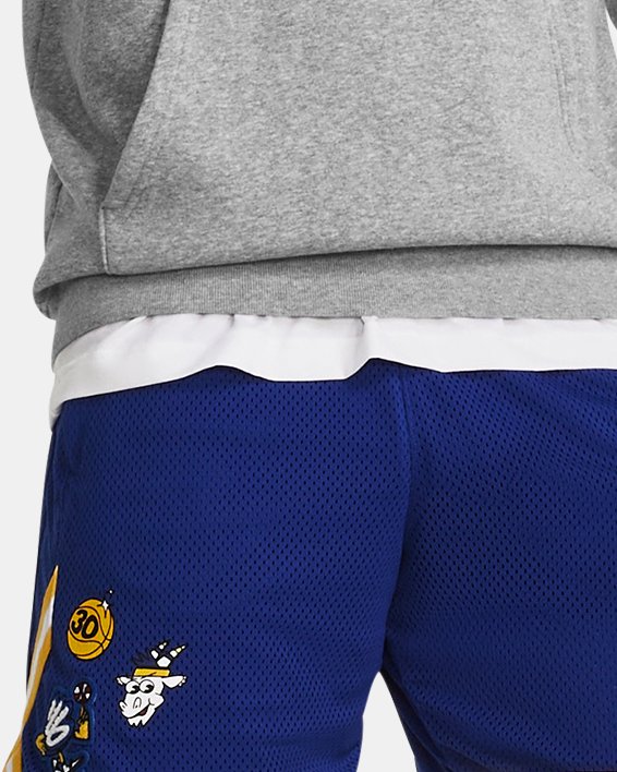 Men's Curry Mesh Shorts in Blue image number 2