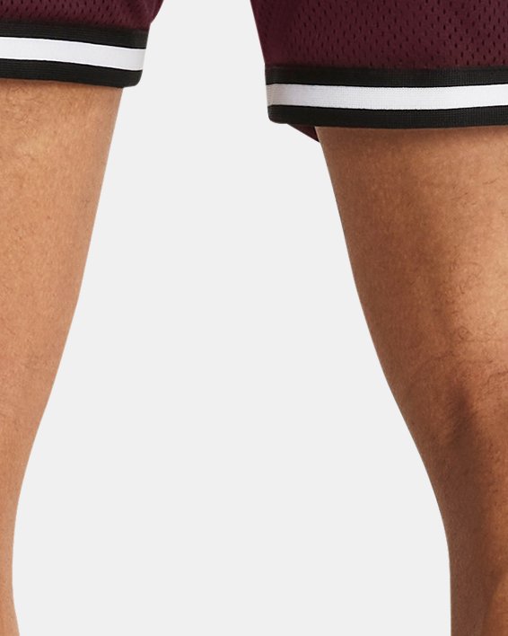 Men's Curry Mesh Shorts in Maroon image number 1