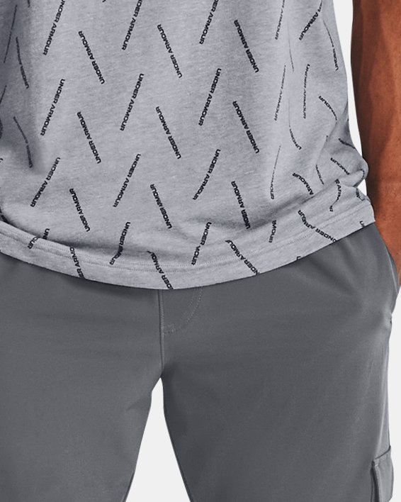 Pantalon cargo UA Stretch Woven pour homme, Gray, pdpMainDesktop image number 2