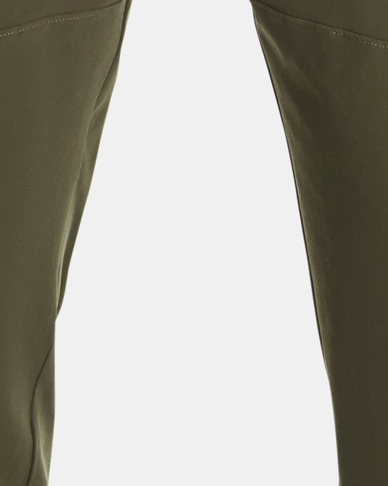 Pantalon cargo UA Stretch Woven pour homme, Green, pdpMainDesktop image number 0