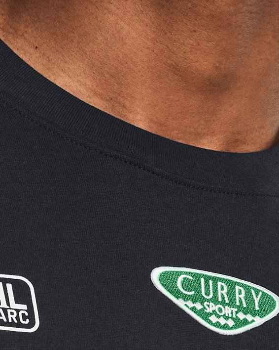 Men's Curry Race Heavyweight Short Sleeve in Black image number 3