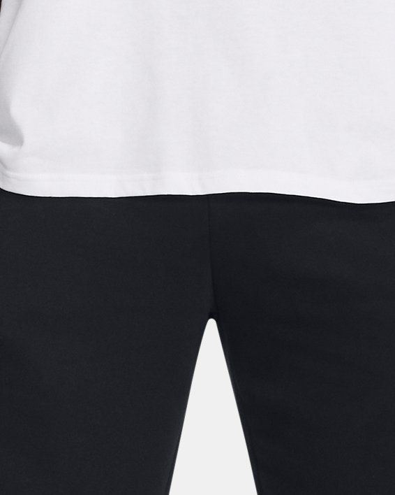Men's UA Icon Fleece Cargo Pants, Black, pdpMainDesktop image number 2