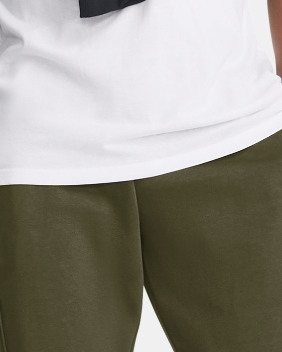 Pantaloni UA Essential Fleece Cargo da uomo, Green, pdpMainDesktop image number 2