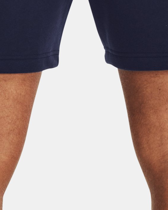 Men's UA Icon Fleece Shorts, Blue, pdpMainDesktop image number 1