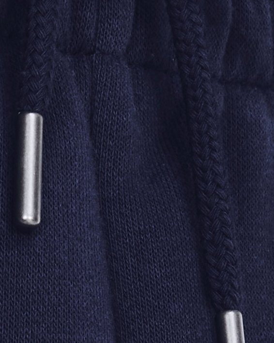 Men's UA Icon Fleece Shorts, Blue, pdpMainDesktop image number 3