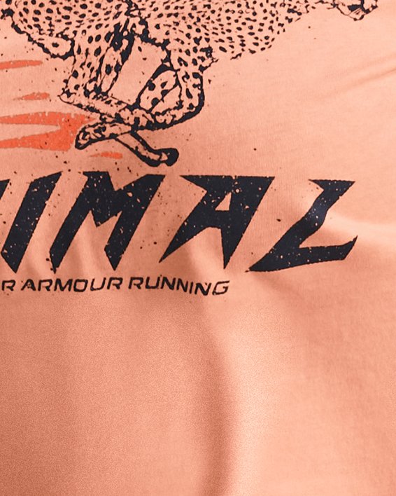 Women's UA Run Like A... T-Shirt in Pink image number 2