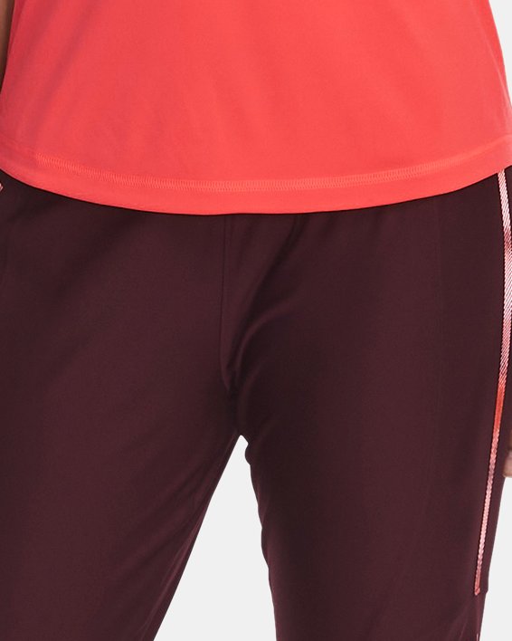 Women's UA Challenger Pro Pants in Maroon image number 2