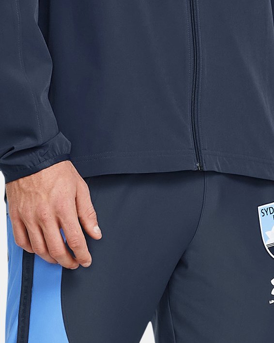 Men's SFC Challenger Storm Shell Jacket in Blue image number 2