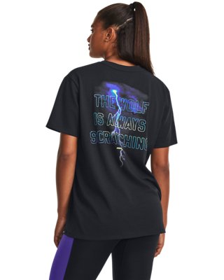 Women's Project Rock Night Shift Campus Heavyweight T-Shirt image number 1