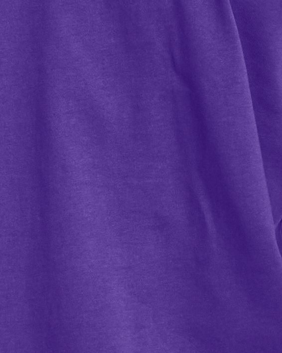 Women's Project Rock Night Shift Heavyweight Short Sleeve in Purple image number 1