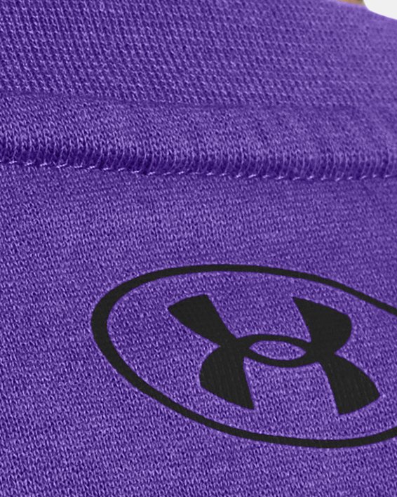 Boys' UA Rival Full-Zip Hoodie in Purple image number 3