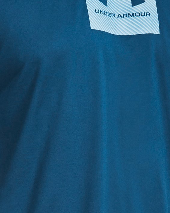 Camiseta de manga corta UA Tech™ Print Fill para hombre, Blue, pdpMainDesktop image number 0
