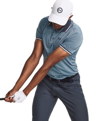 Polo UA Playoff 3.0 Rib para Hombre, Gray, pdpMainDesktop image number 3