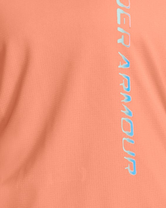 Women's UA Speed Stride Graphic Short Sleeve in Orange image number 0