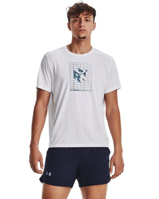 남성 UA 스피드 스트라이드 그래픽 반팔