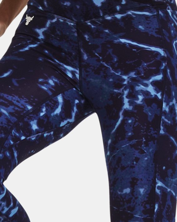 Boys' UA Rival Printed Joggers in Blue image number 3