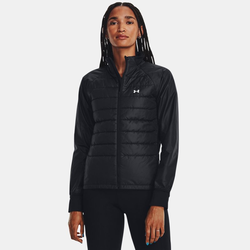 Image of Under Armour Women's Under Armour Storm Insulated Run Hybrid Jacket Black / Reflective XS