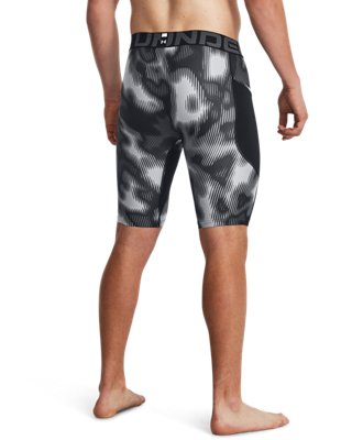 Shorts Largos HeatGear&reg; Printed Pocket para hombre, Black, pdpMainDesktop image number 1