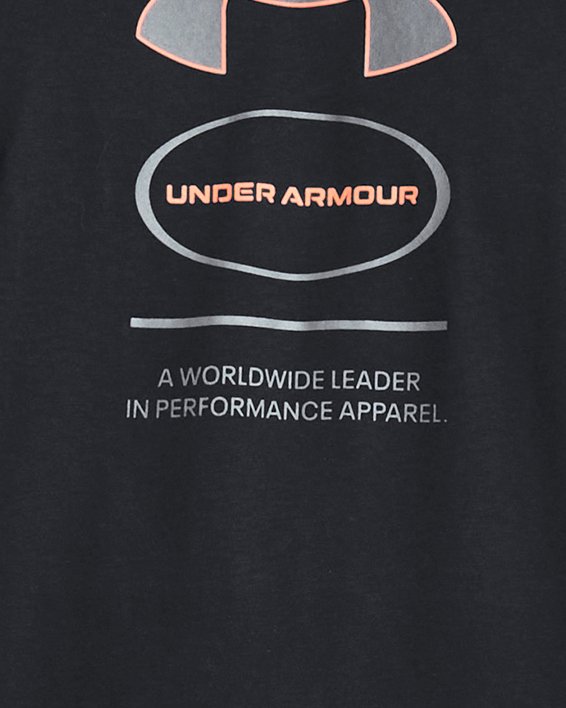 Men's UA Branded Gel Stack Short Sleeve, Black, pdpMainDesktop image number 0